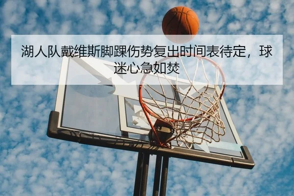 湖人队戴维斯脚踝伤势复出时间表待定，球迷心急如焚